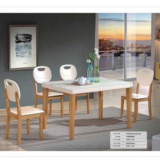 嵘丰卓-C1013#餐桌+A1013#餐椅