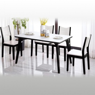 米朗-T02#餐桌+Y02#餐椅